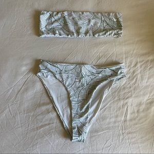 Charlie Holiday Bandeaux Bikini w/ high-side bottoms